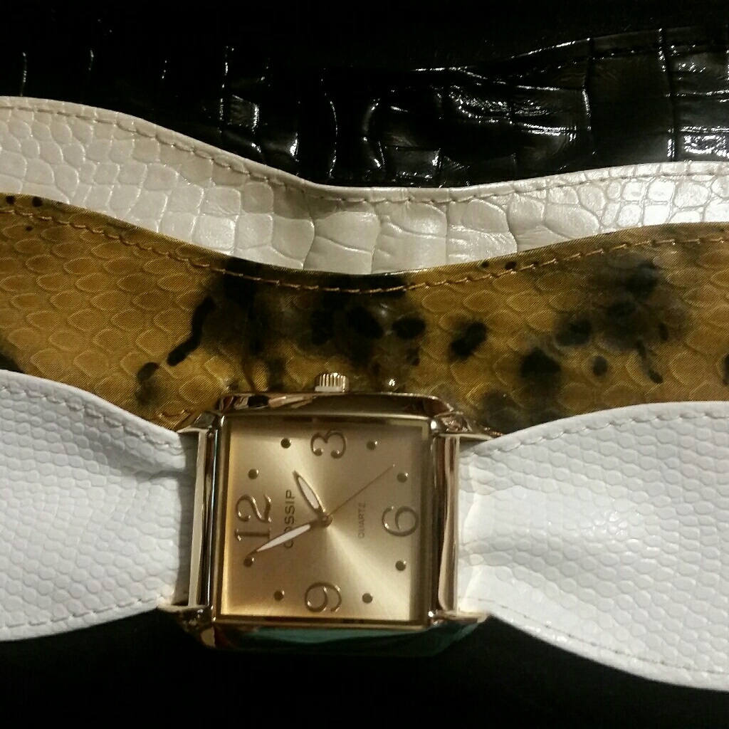 Rare Gossip Watch Set With Converting Watch Straps